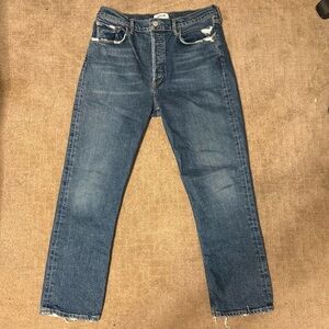 AGOLDE Riley High Rise Straight Crop Jeans size 29